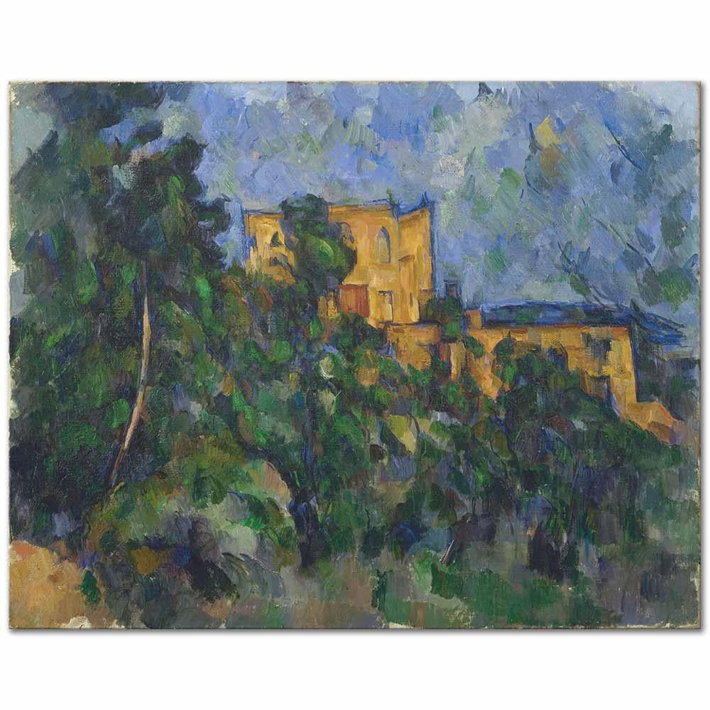 Paul Cezanne Noir Şatosu Kanvas Tablo