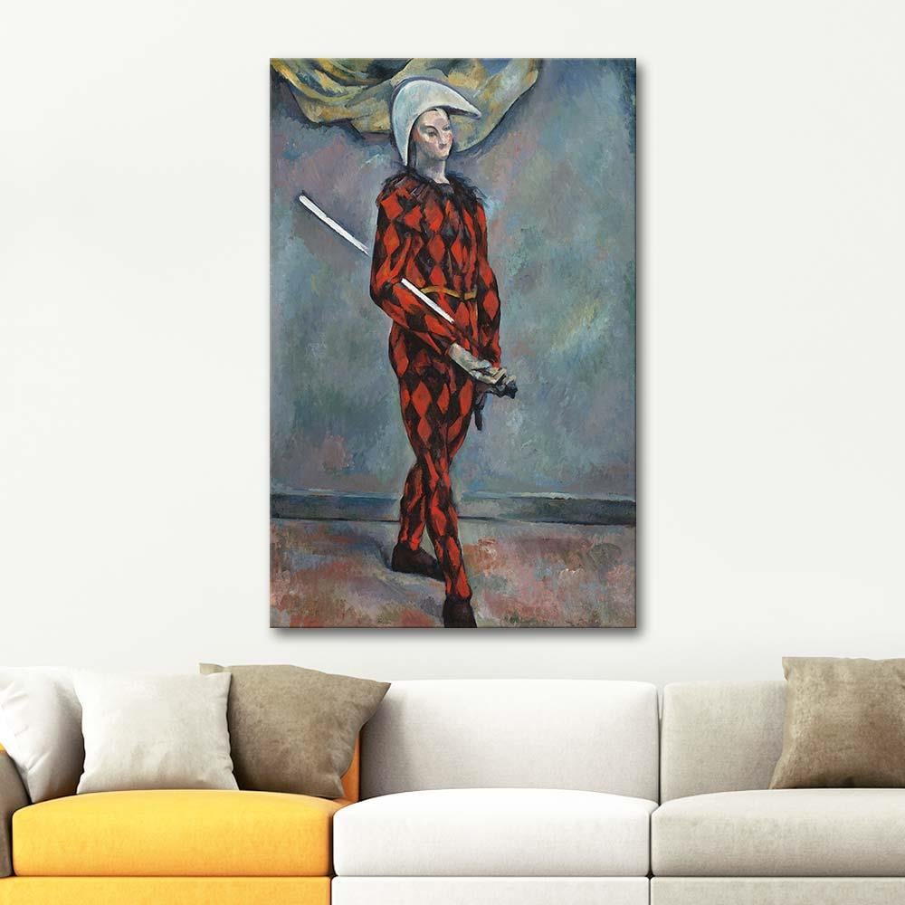 Paul Cezanne Harlequin Art Print