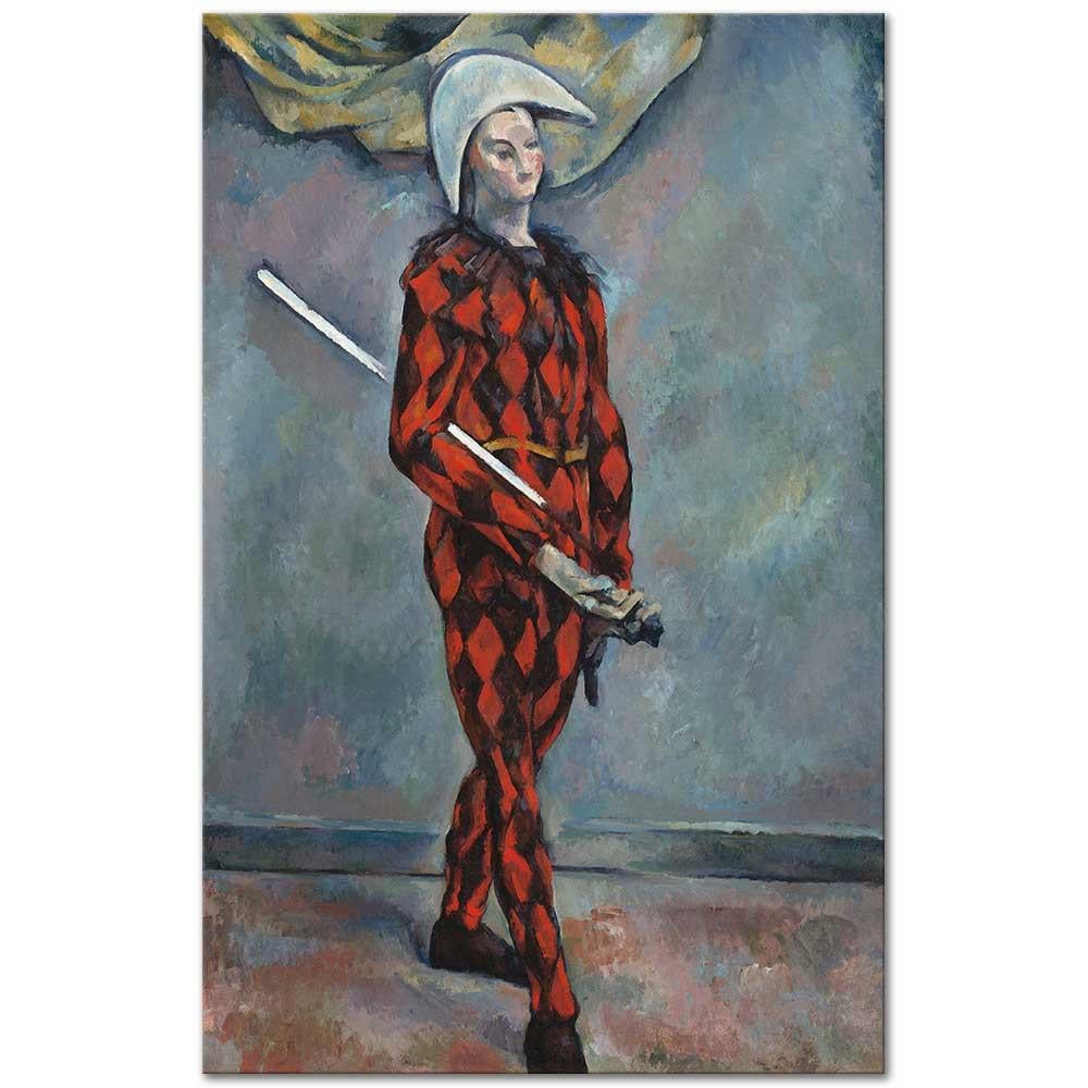 Harlequin by Paul Cezanne