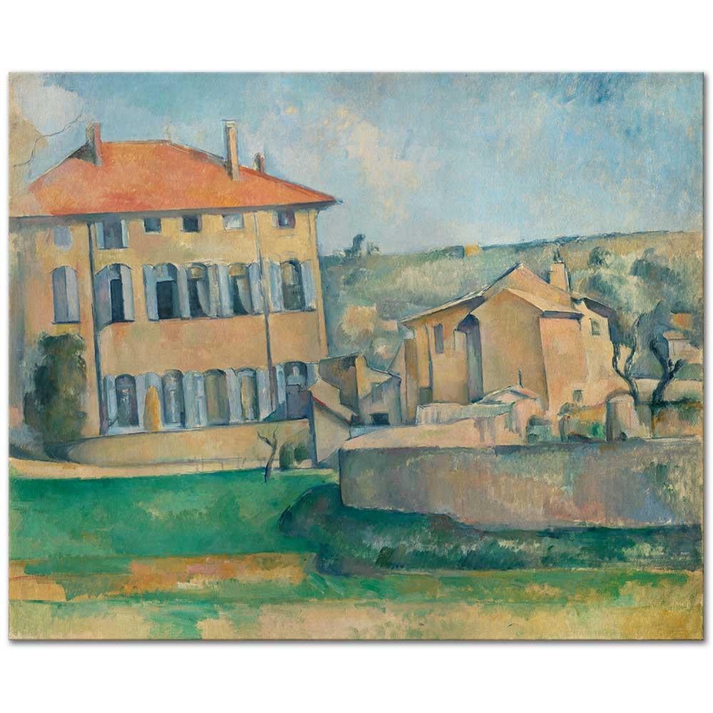 Paul Cezanne Aix'de Ev Kanvas Tablo