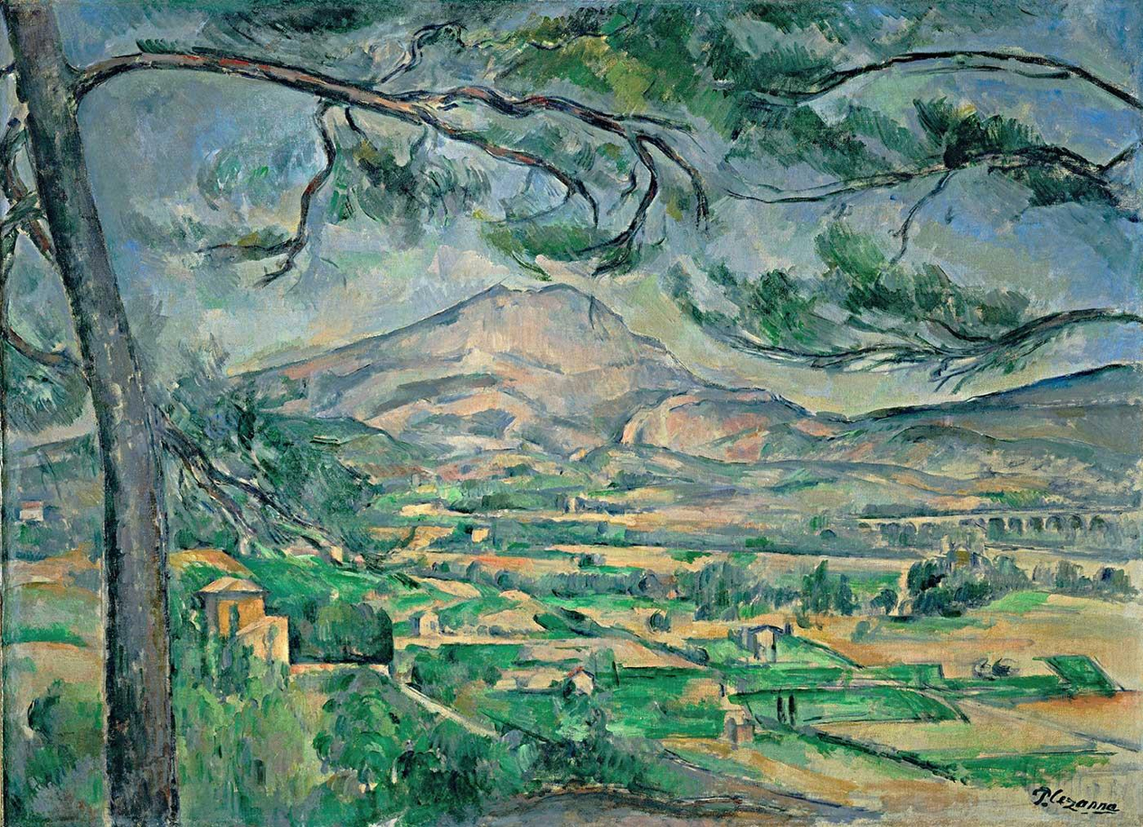Mont Sainte Victoire with Large Pine by Paul Cezanne
