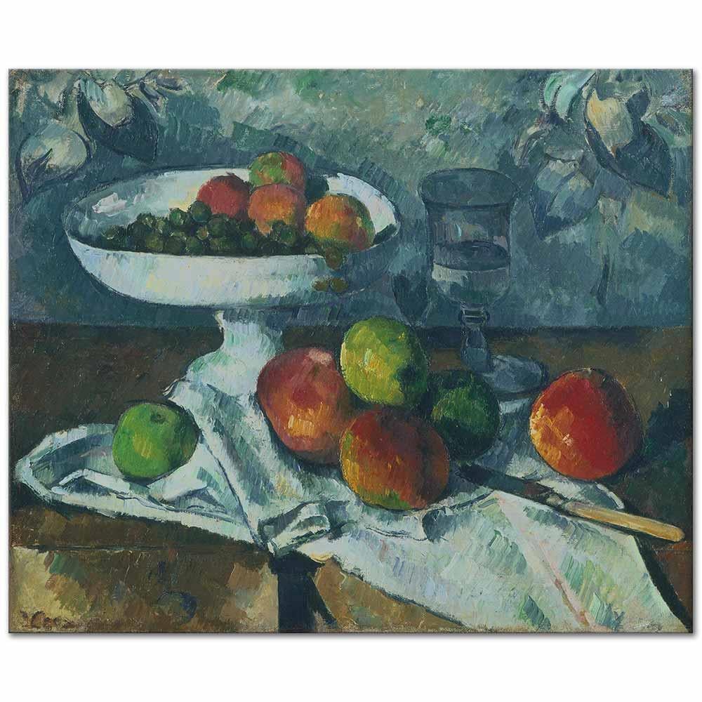 Paul Cezanne Meyve Kabı Kanvas Tablo