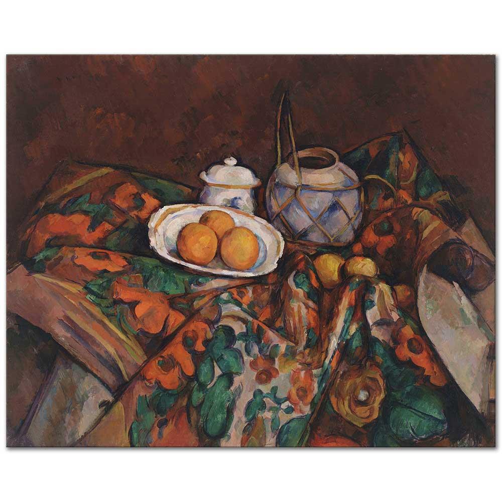 Paul Cezanne Portakallar Kanvas Tablo