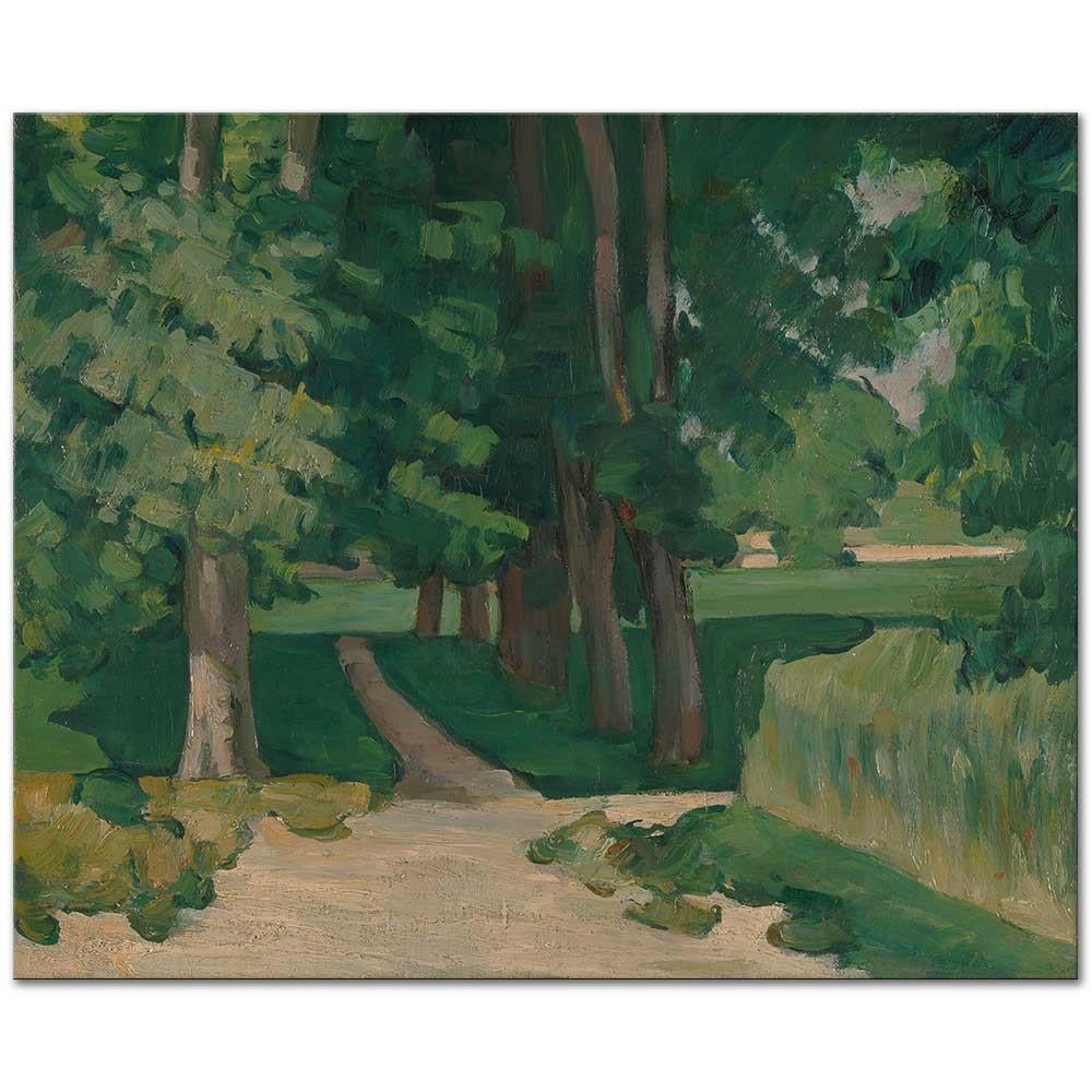 Paul Cezanne Jas de Bouffan'daki Bulvar Kanvas Tablo