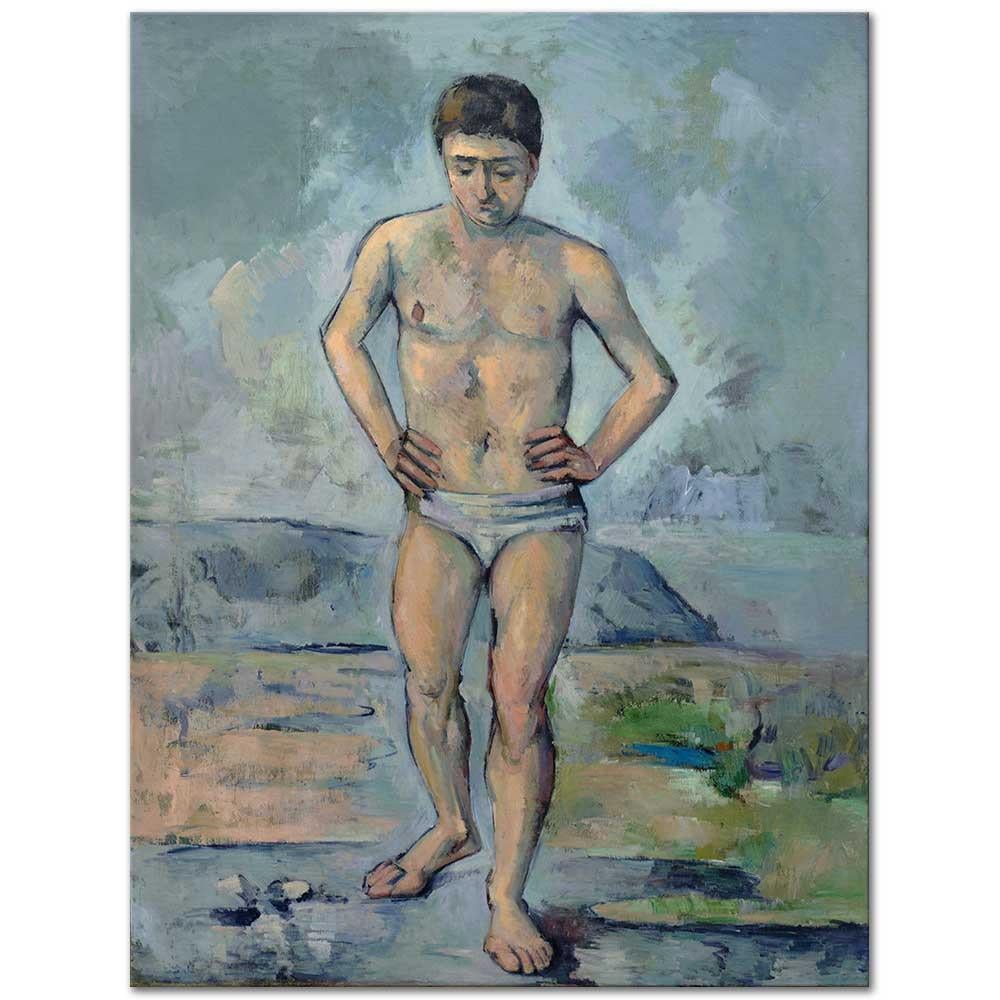 Paul Cezanne Yıkanan Kanvas Tablo