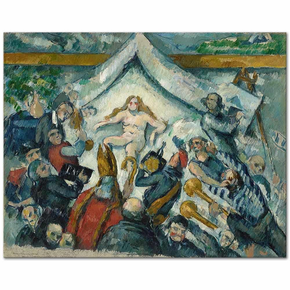 Paul Cezanne Dişiliğin Ebediliği Kanvas Tablo