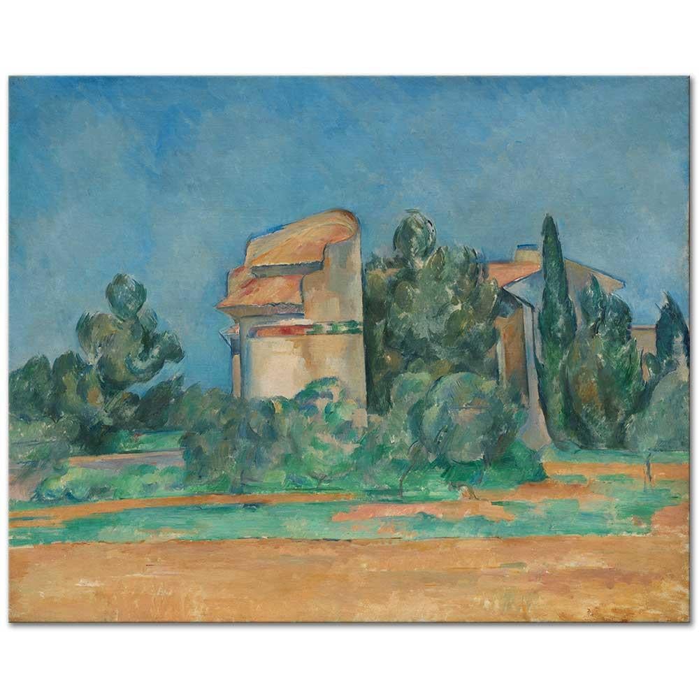 Paul Cezanne Bellevue'deki Güvercin Kulesi Kanvas Tablo