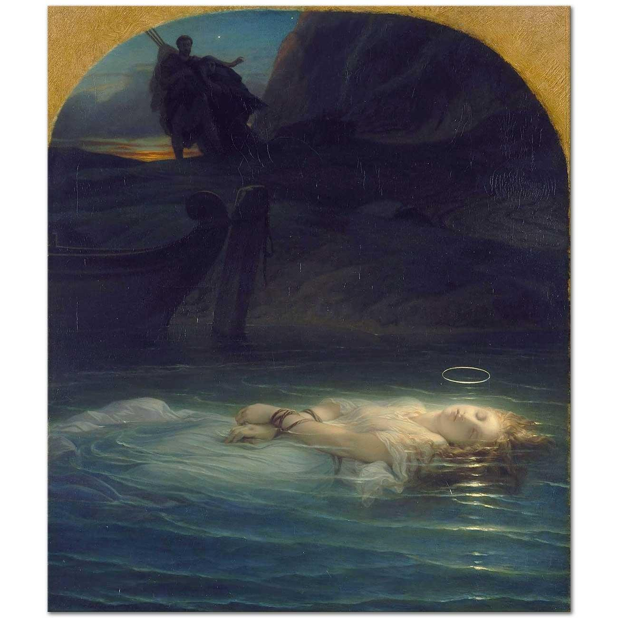 A Christian Martyr Drowned in the Tiber by Paul Delaroche