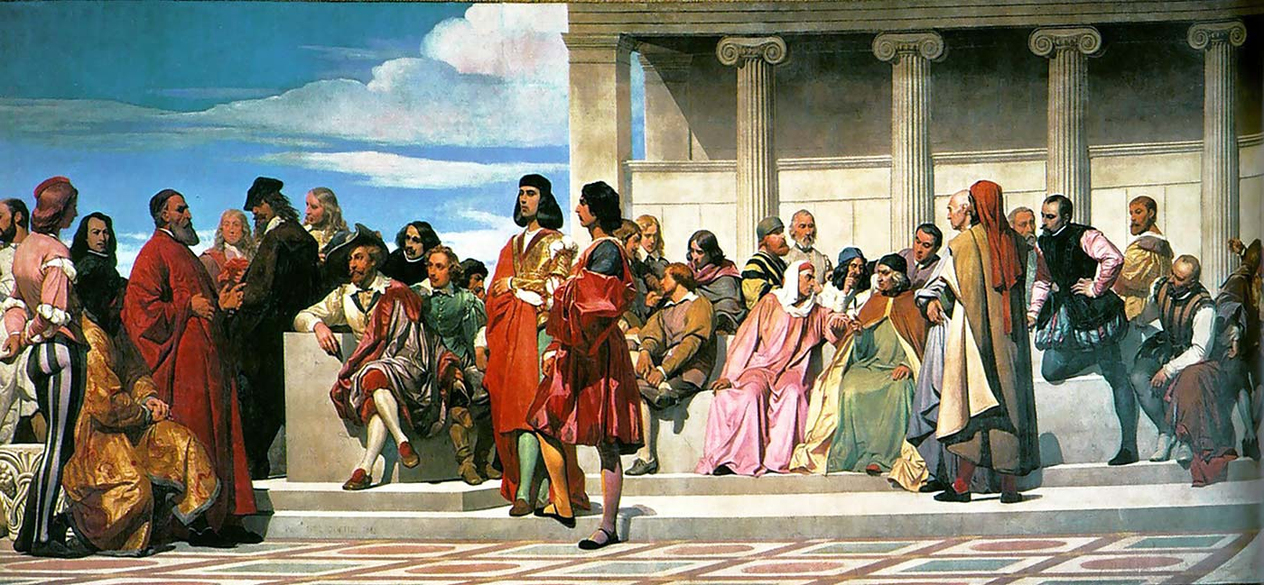 Paul Delaroche Güzel Sanatlar Akademisinden Bir Bölüm II Kanvas Tablo