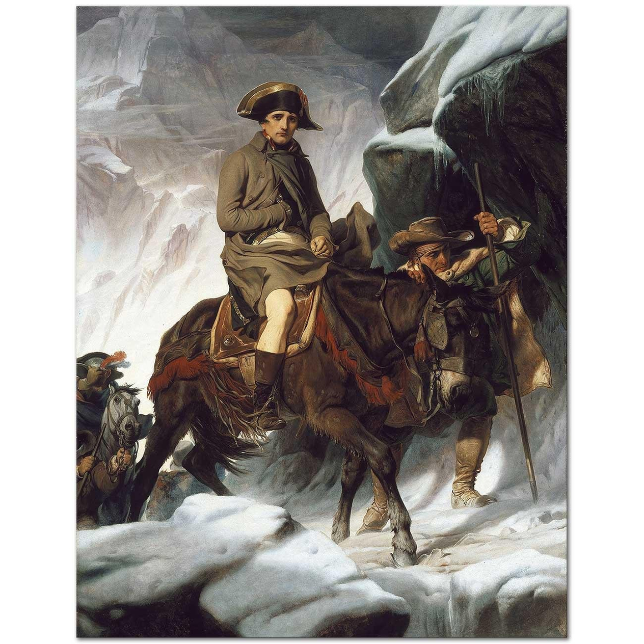 Paul Delaroche  Napoleon Crossing the Alps Art Print
