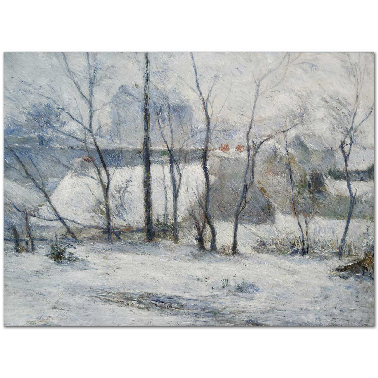 Paul Gauguin Kış Manzarası Kanvas Tablo