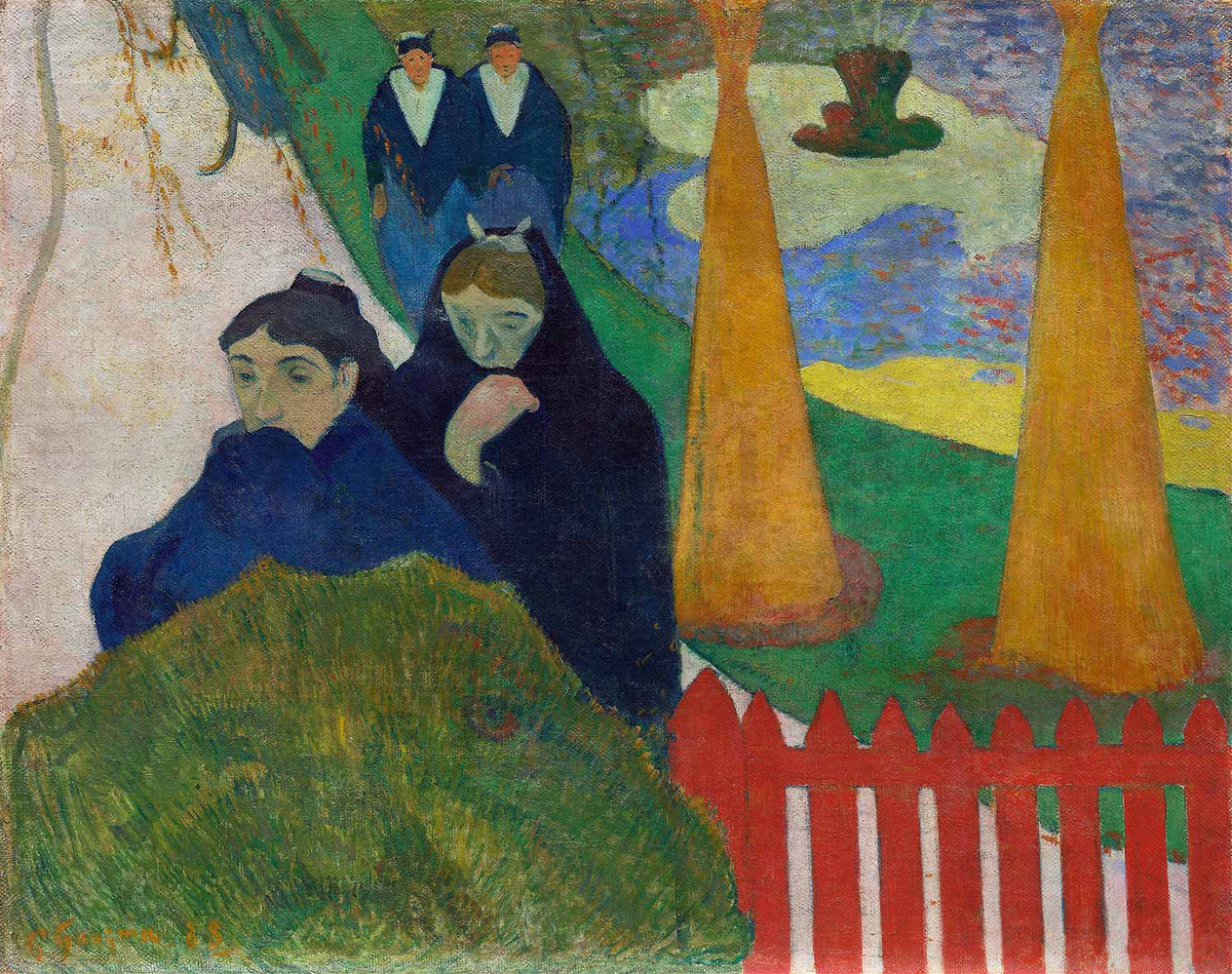 Paul Gauguin Mistral Arlésiennes Art Print