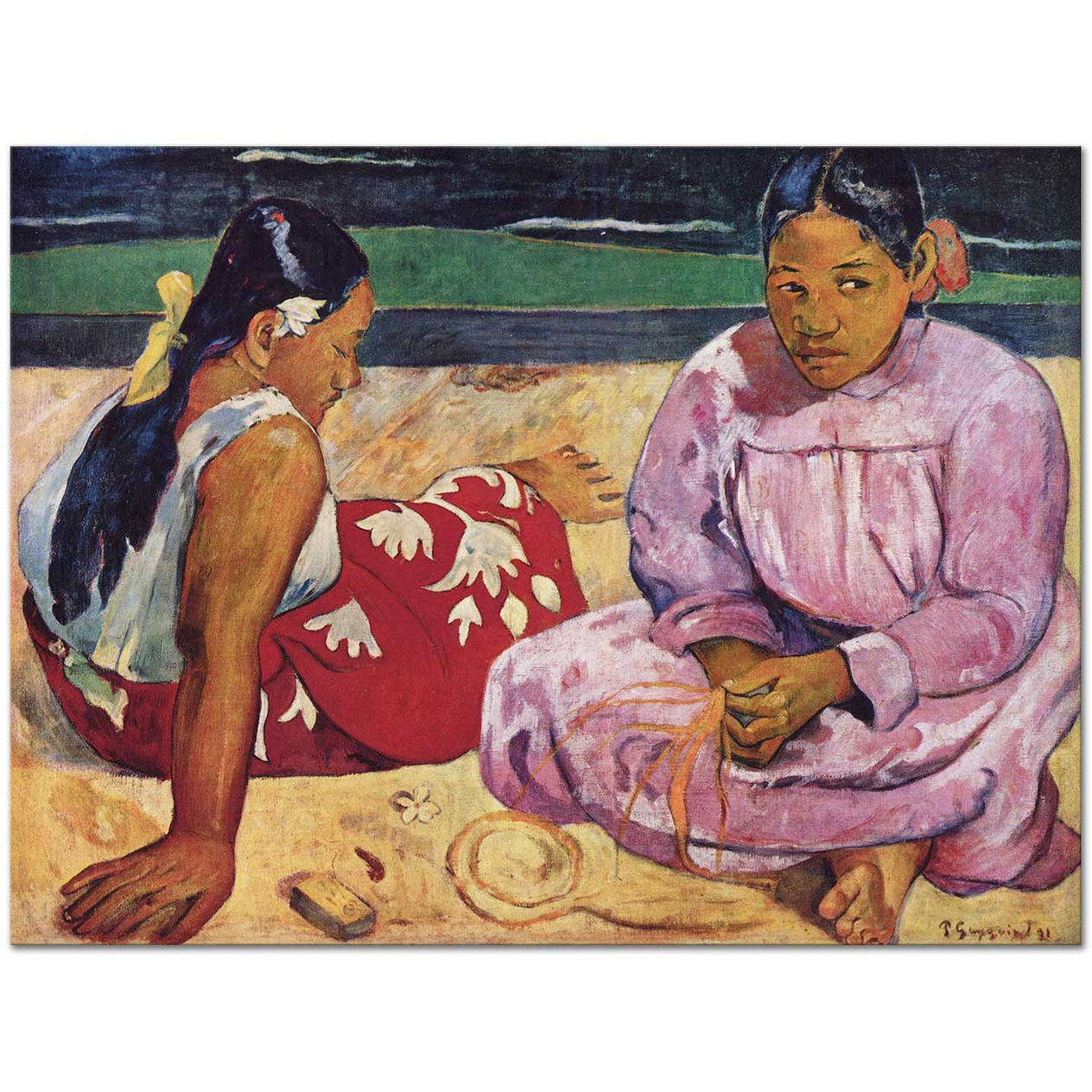 Paul Gauguin Tahitili Kadınlar Kanvas Tablo