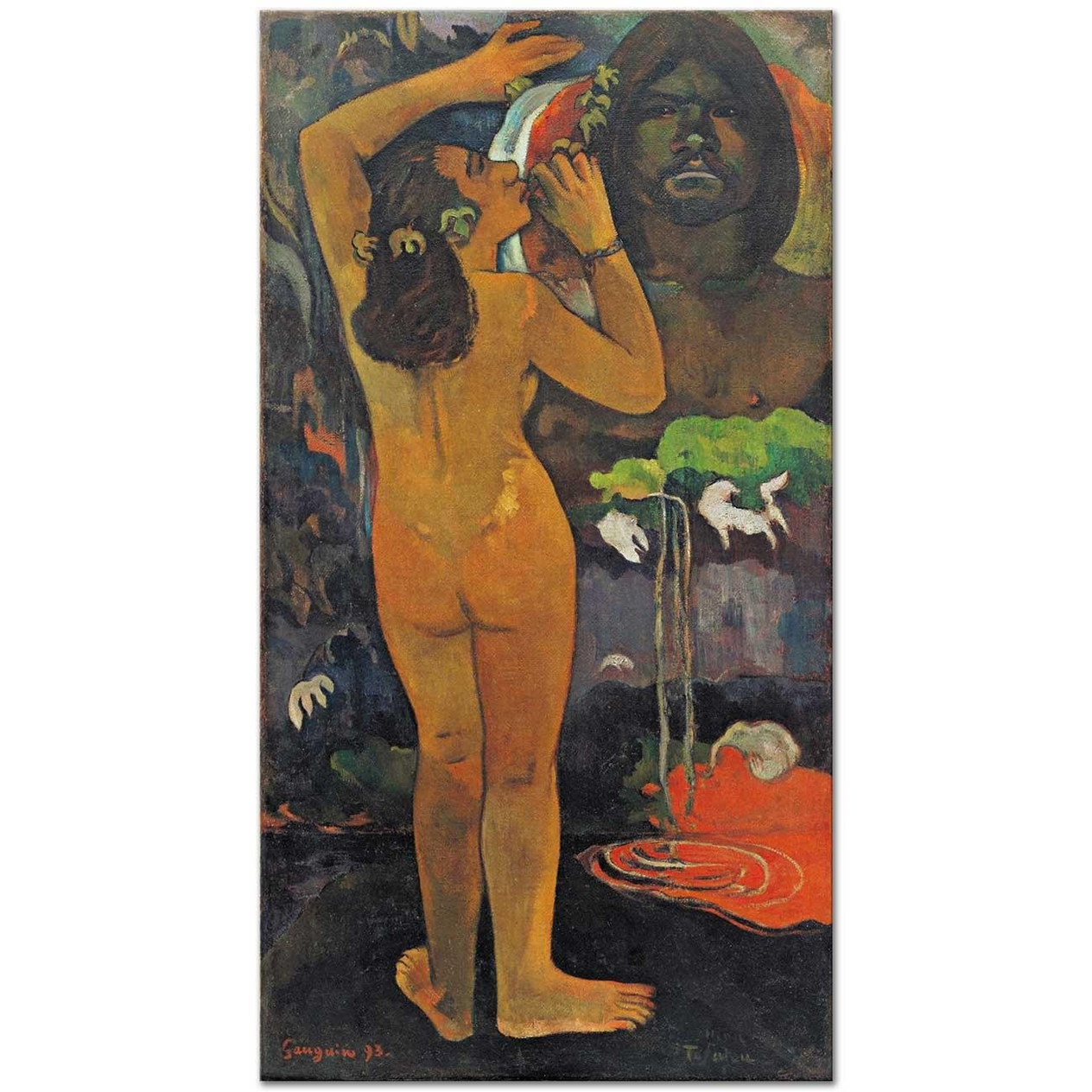 Paul Gauguin Ay ve Dünya Kanvas Tablo