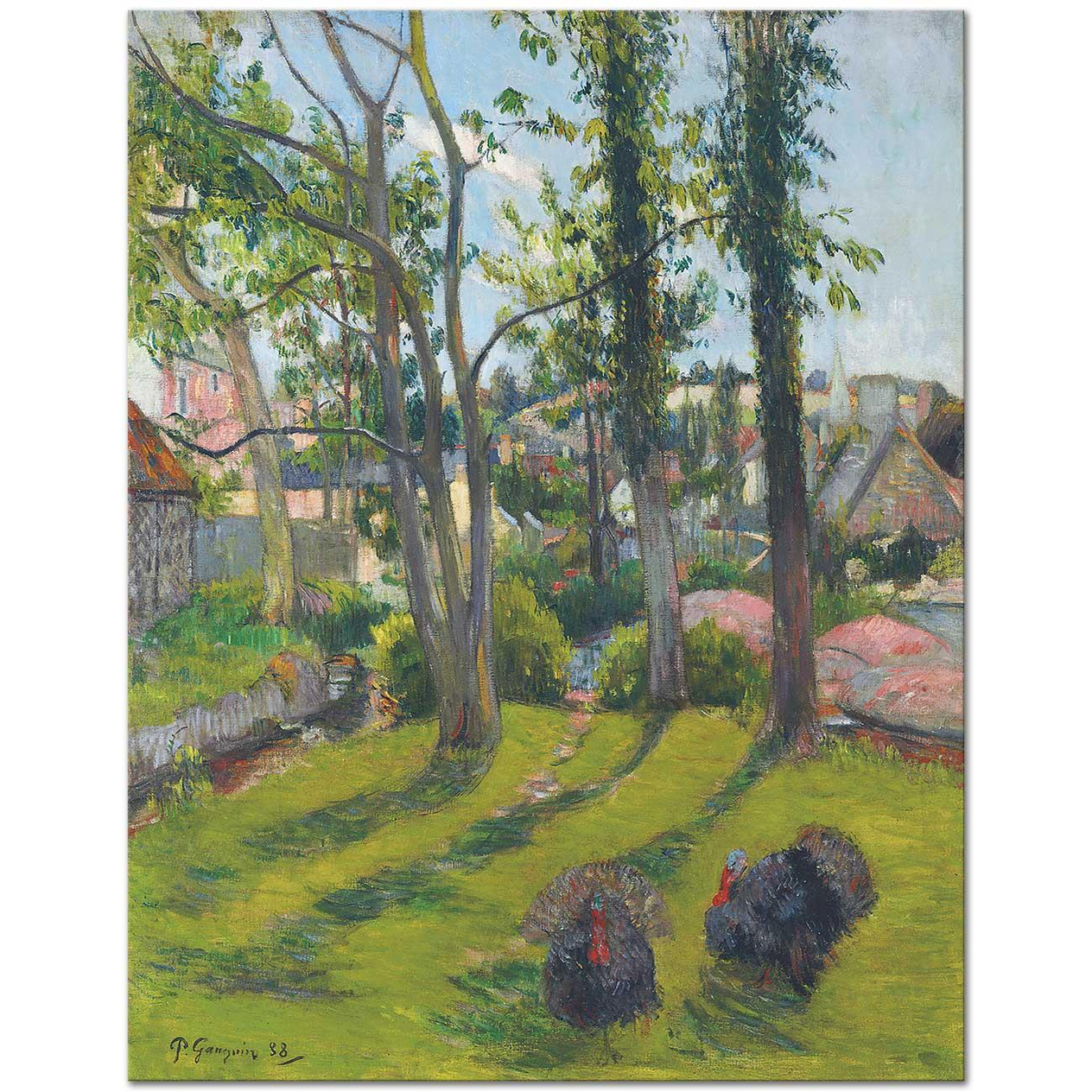 Paul Gauguin Hindiler Pont Aven Kanvas Tablo