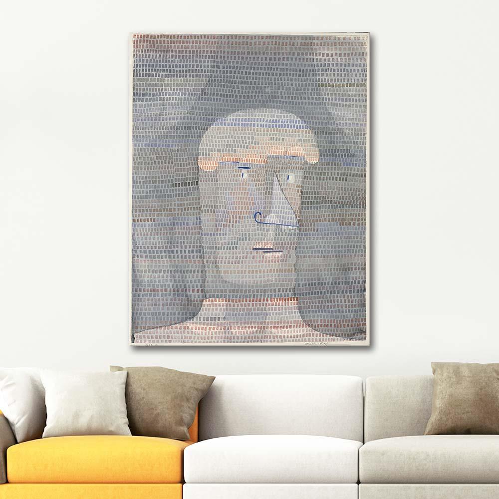 Paul Klee Atletin Kafası Kanvas Tablo