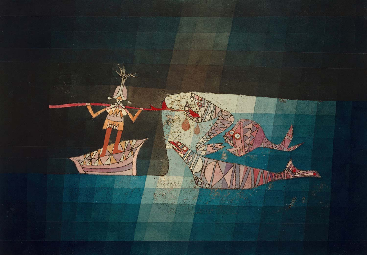 Paul Klee Operadan Dövüş Sahnesi Kanvas Tablo