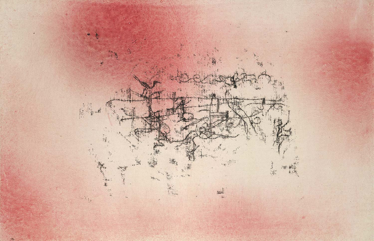 Paul Klee Bird Landscape Art Print