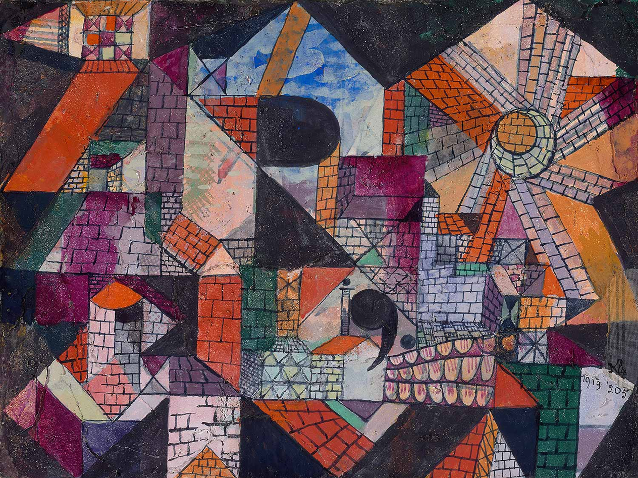 Paul Klee City R Art Print