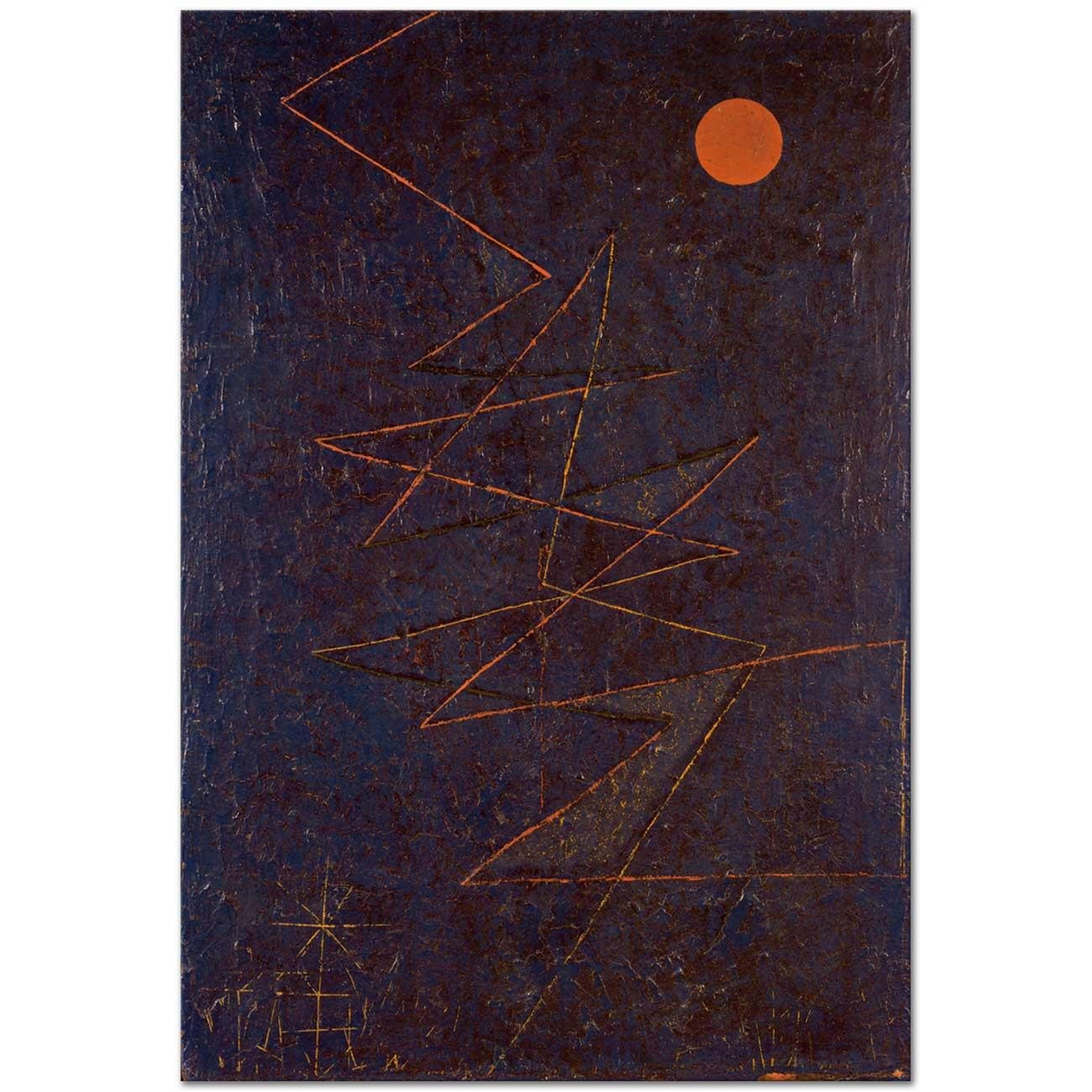 Paul Klee Renkli Işıklar Kanvas Tablo