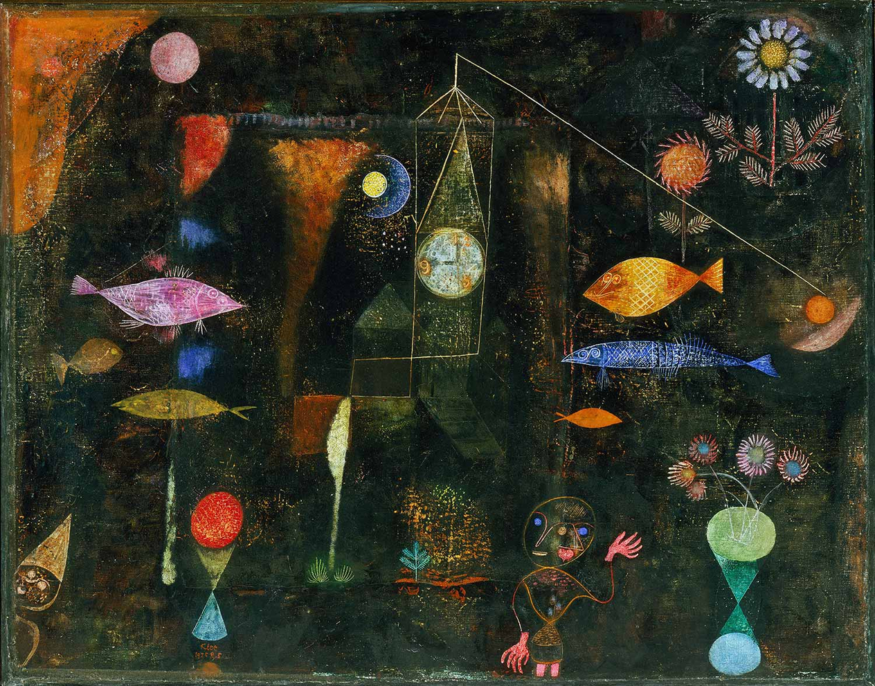 Paul Klee Fish Magic Art Print