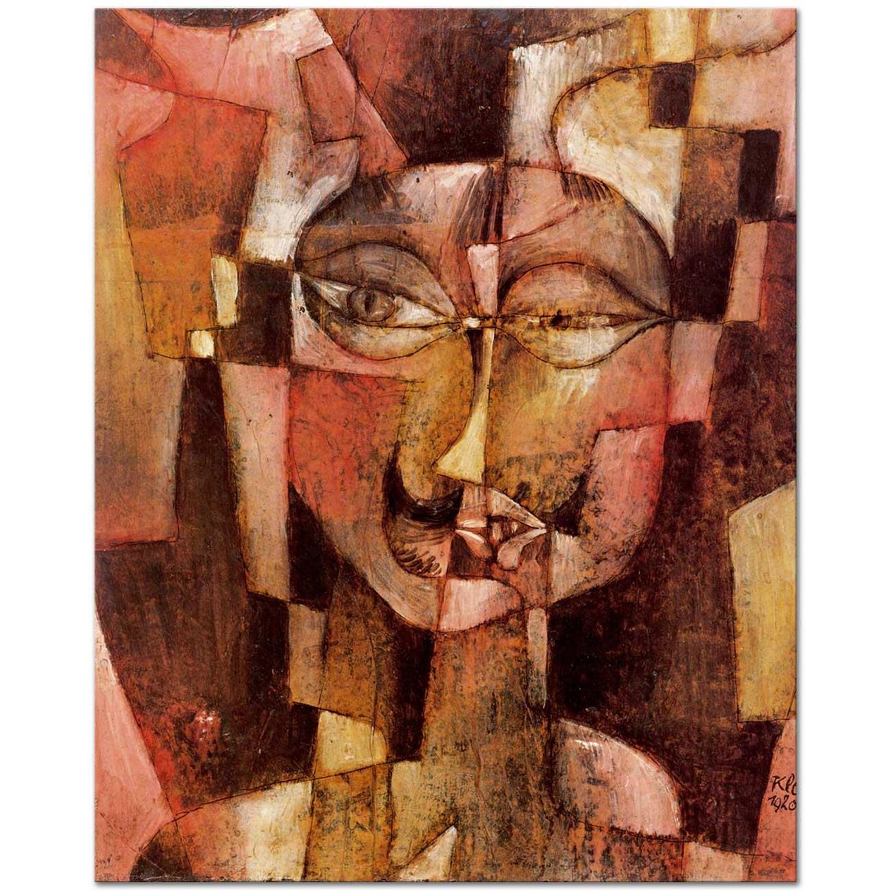 Paul Klee Alman Bıyığı Kanvas Tablo