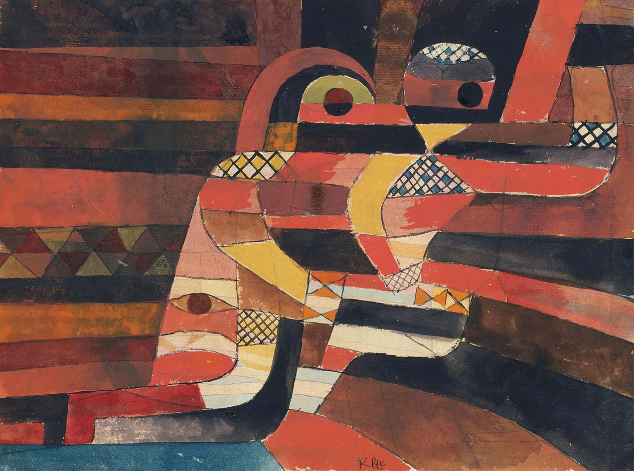 Paul Klee Lovers Art Print