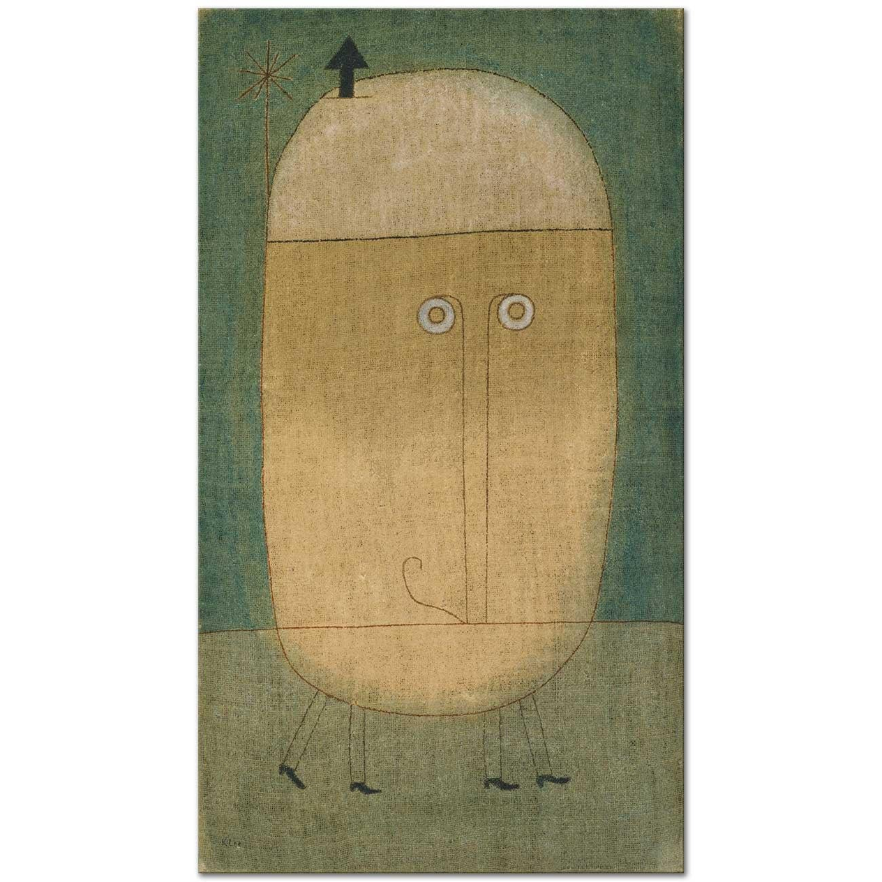 Paul Klee Korkunun Maskesi Kanvas Tablo