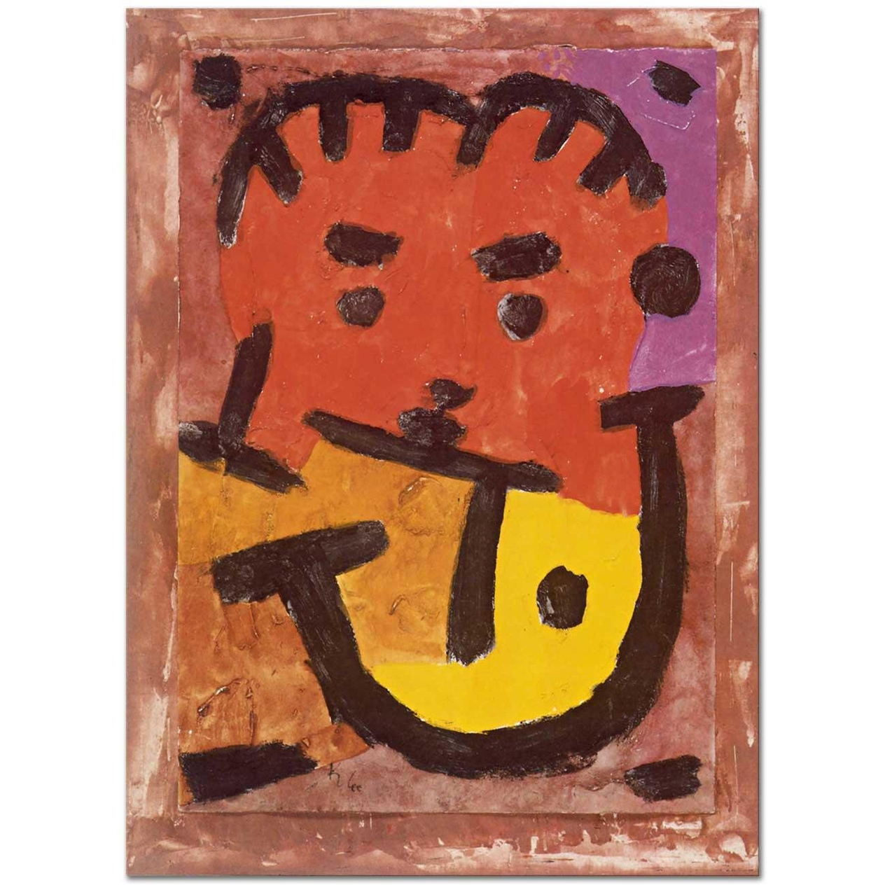 Paul Klee Müzisyen Kanvas Tablo