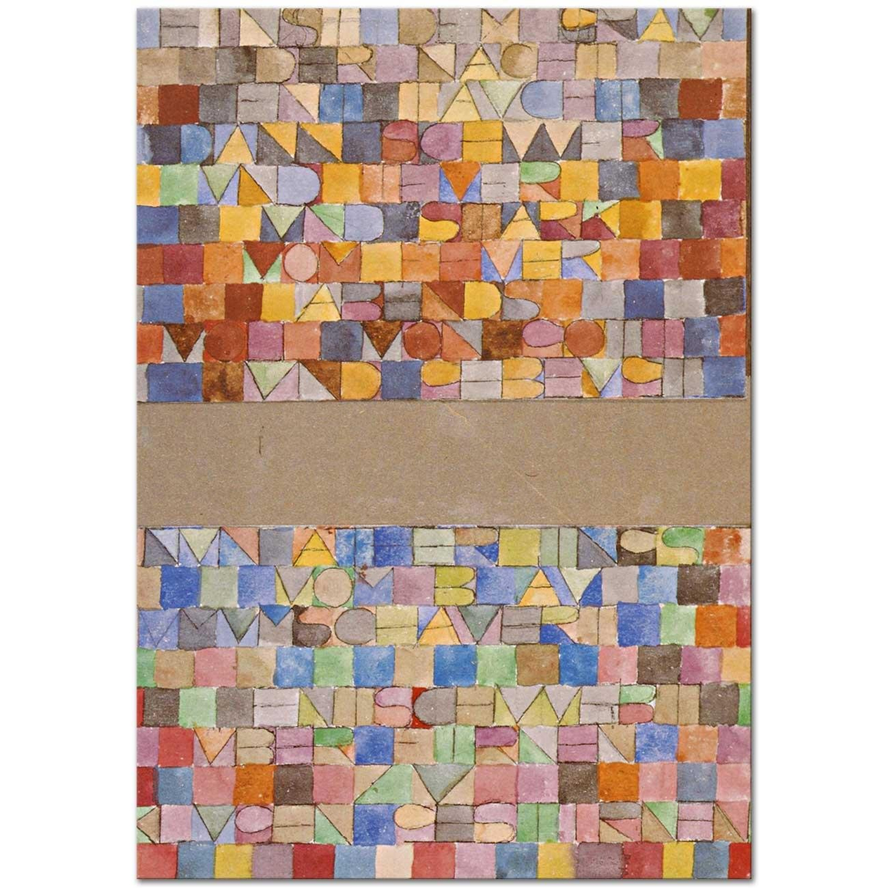 Paul Klee Gece Griliğinden Çıkanlar Kanvas Tablo