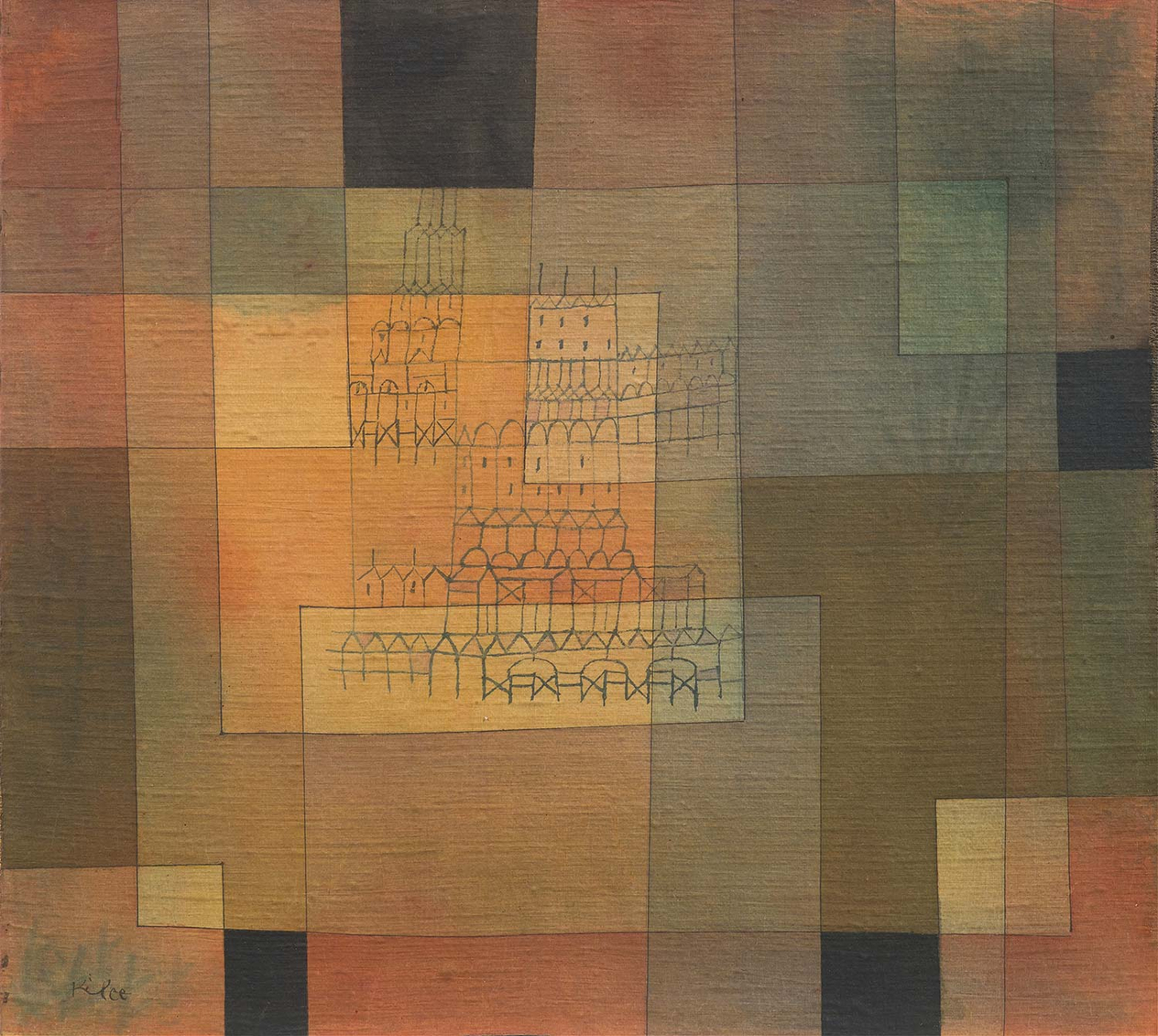 Paul Klee Polyphonic Architecture Art Print