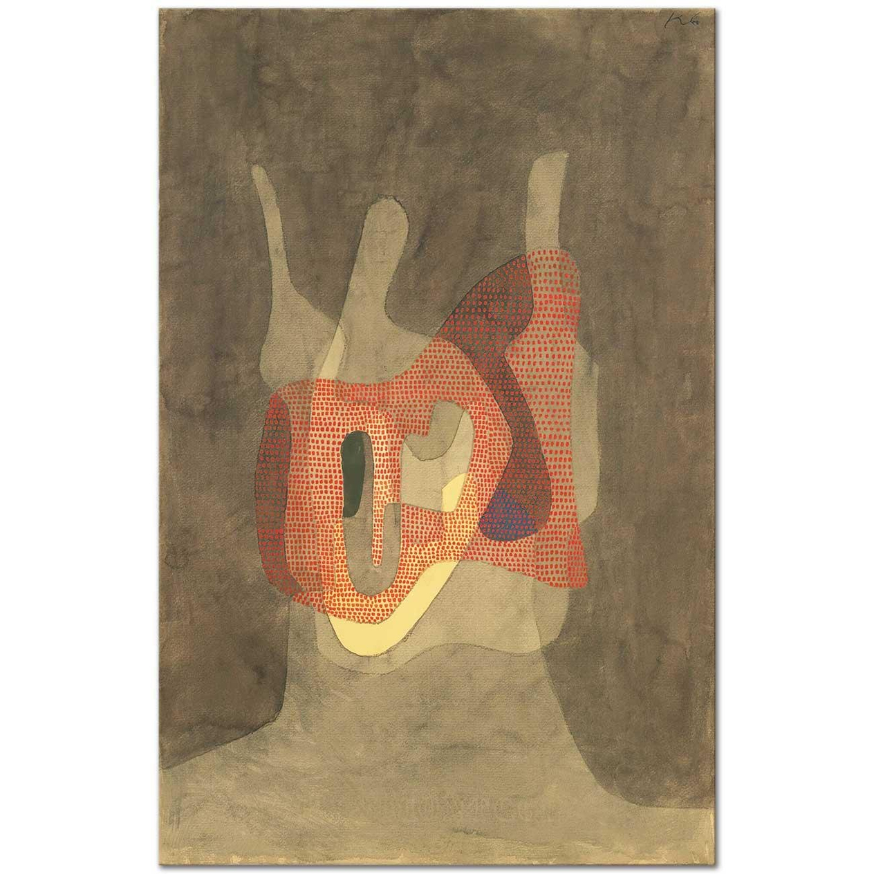 Paul Klee Kadın Koruyucu Kanvas Tablo