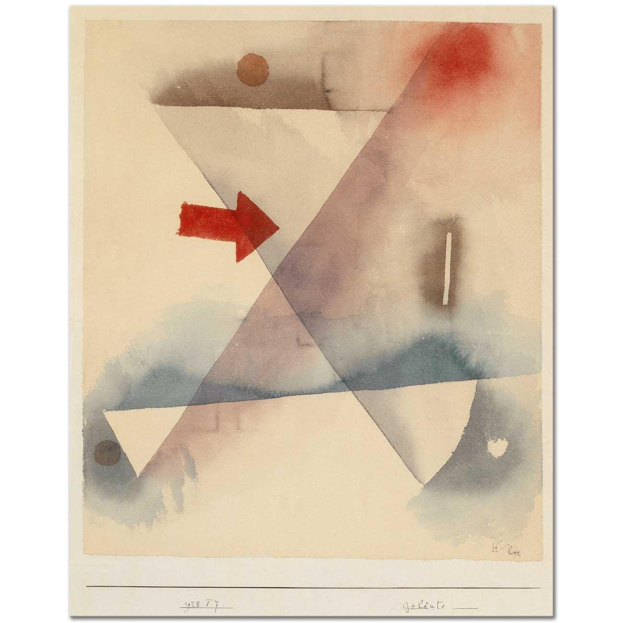 Paul Klee Çınlama Kanvas Tablo
