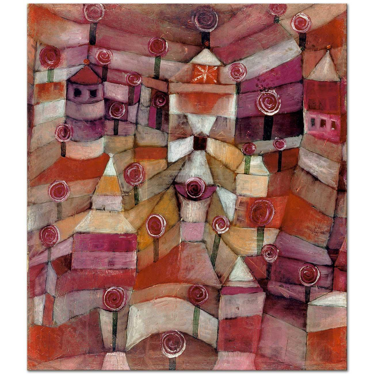 Rose Garden by Paul Klee