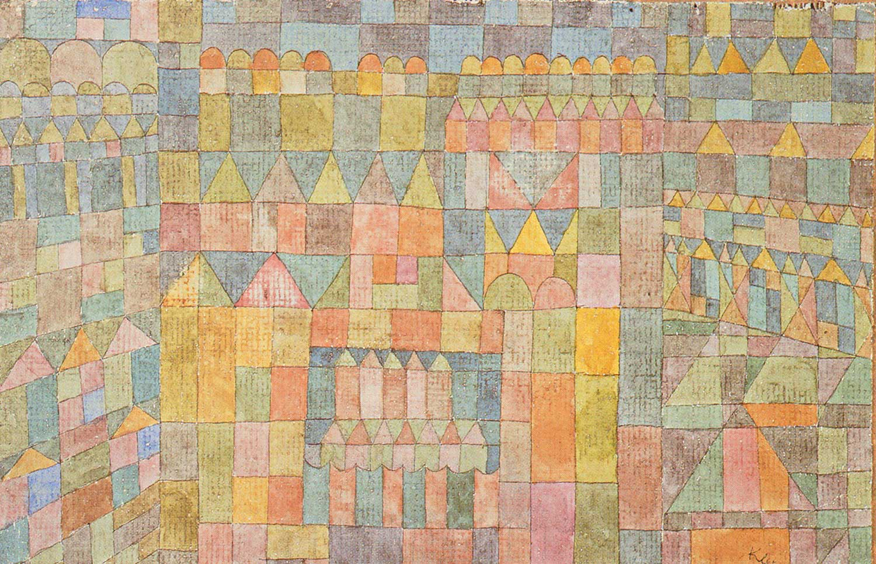 Paul Klee Pert Tapınağından Bir Köşe Kanvas Tablo