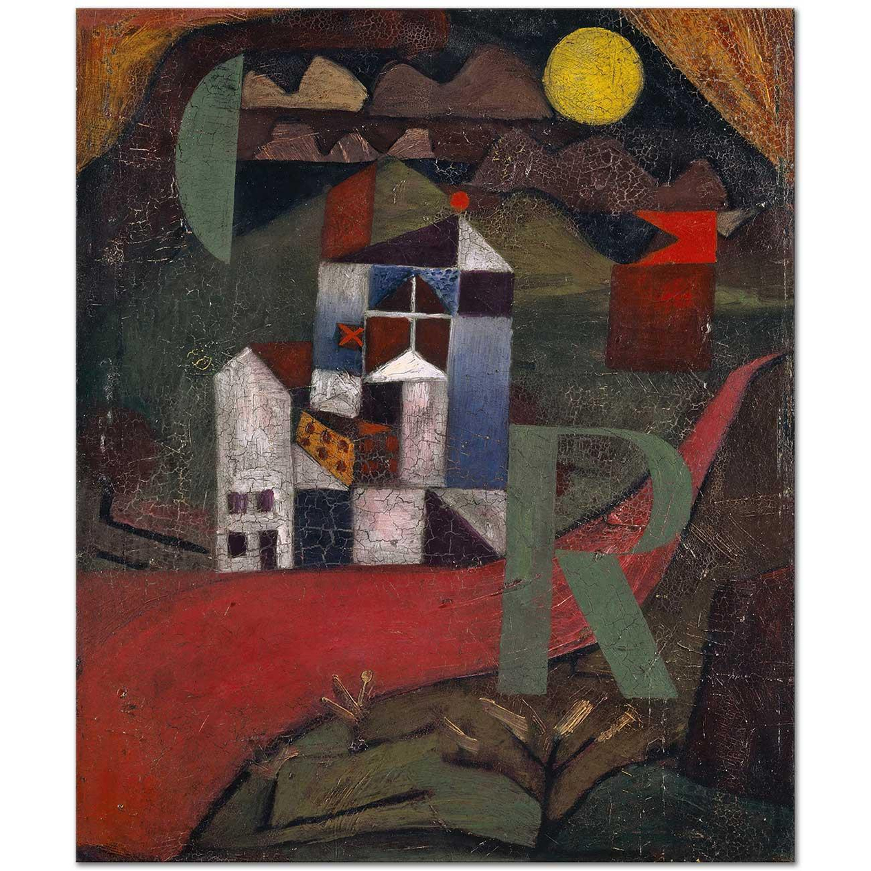 Paul Klee Villa R Kanvas Tablo