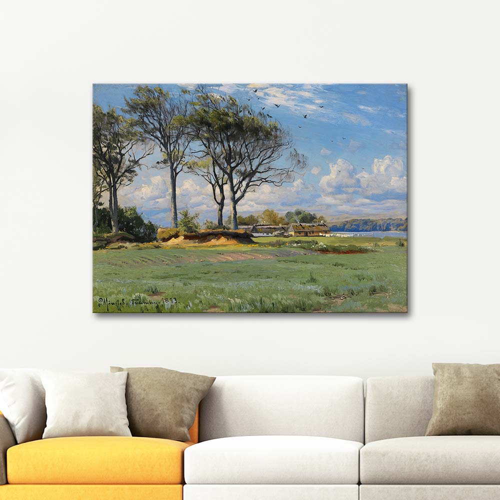 Peder Mørk Mønsted Spring Landscape Art Print