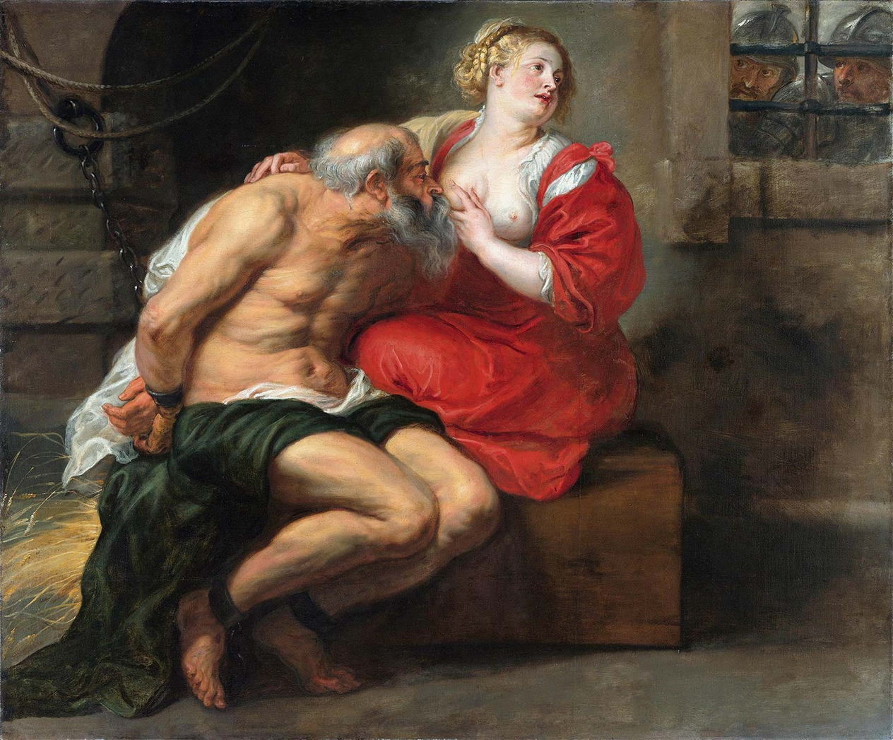 Peter Paul Rubens Cimon and Pero Art Print