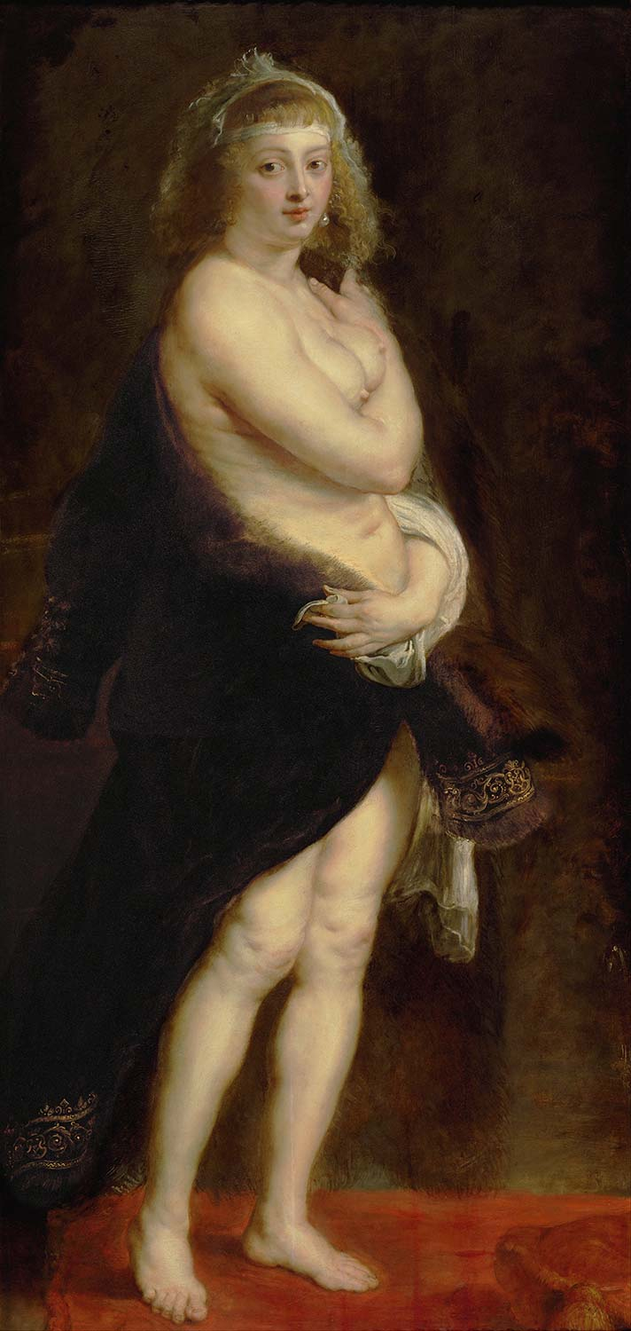 Peter Paul Rubens Helena Fourment in a Fur Robe Art Print