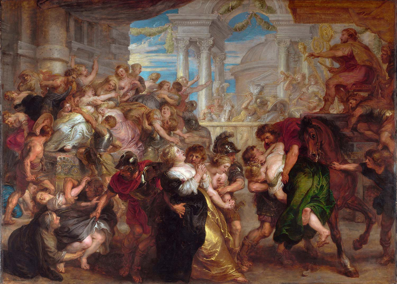 Peter Paul Rubens The Rape of the Sabine Women Art Print