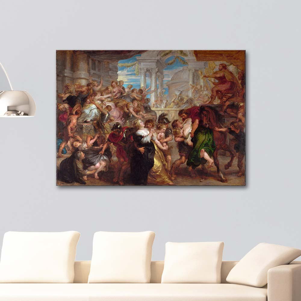 Peter Paul Rubens The Rape of the Sabine Women Art Print