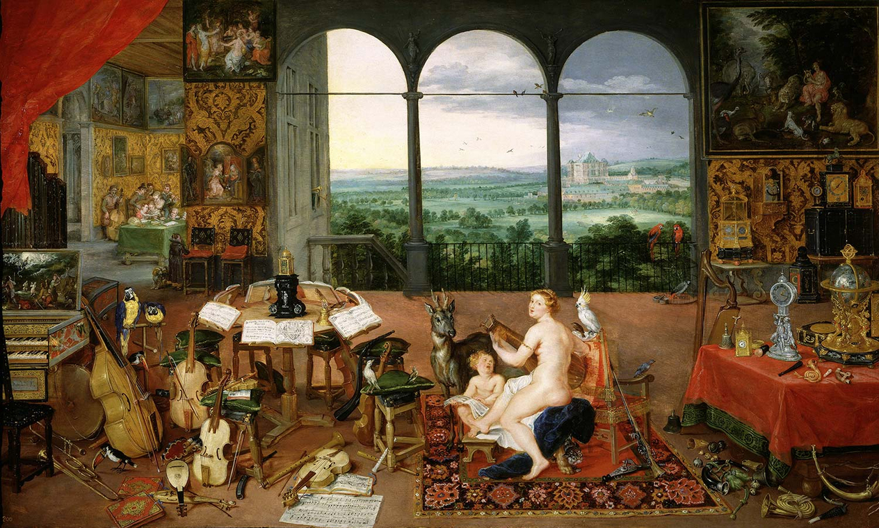 Peter Paul Rubens The Sense of Hearing Art Print