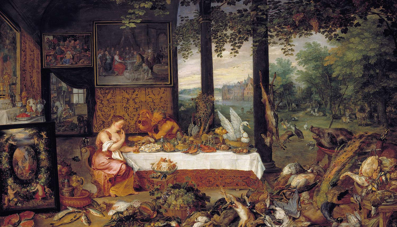Peter Paul Rubens The Sense of Taste Art Print