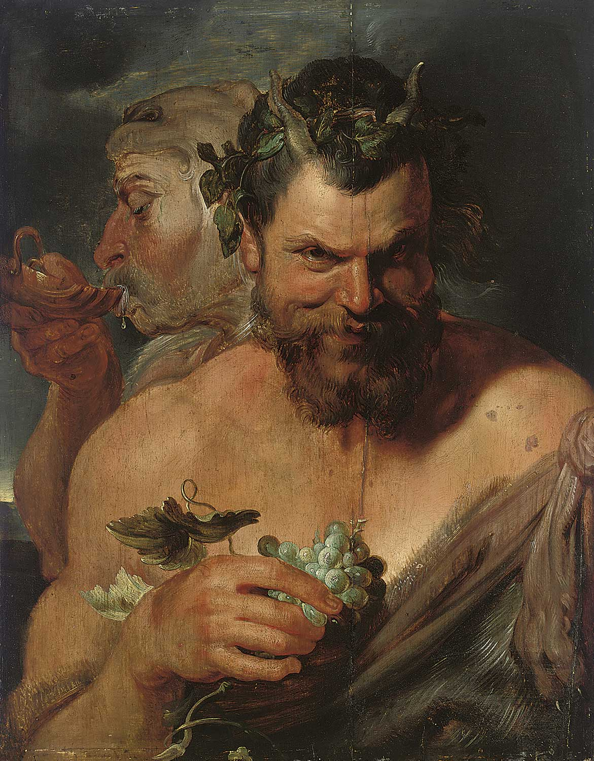 Peter Paul Rubens Two Satyrs Art Print