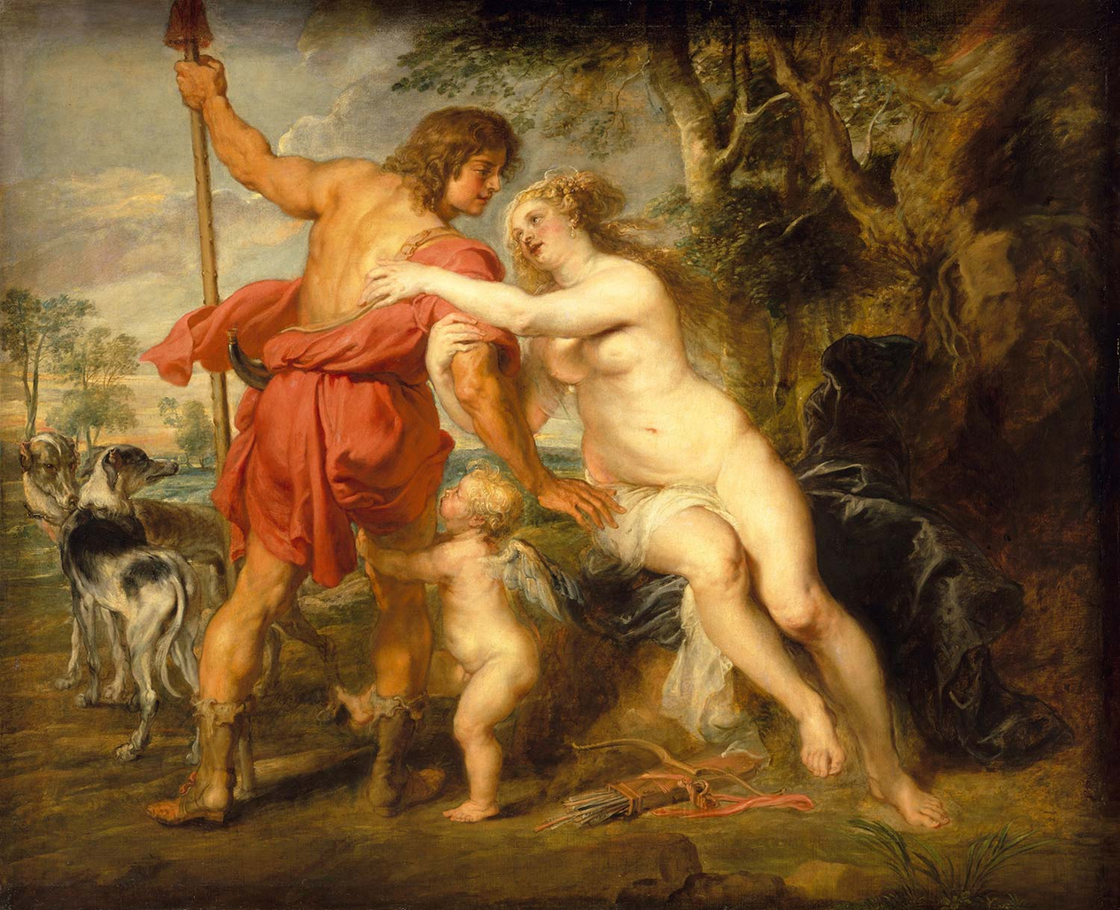 Peter Paul Rubens Venus and Adonis Art Print