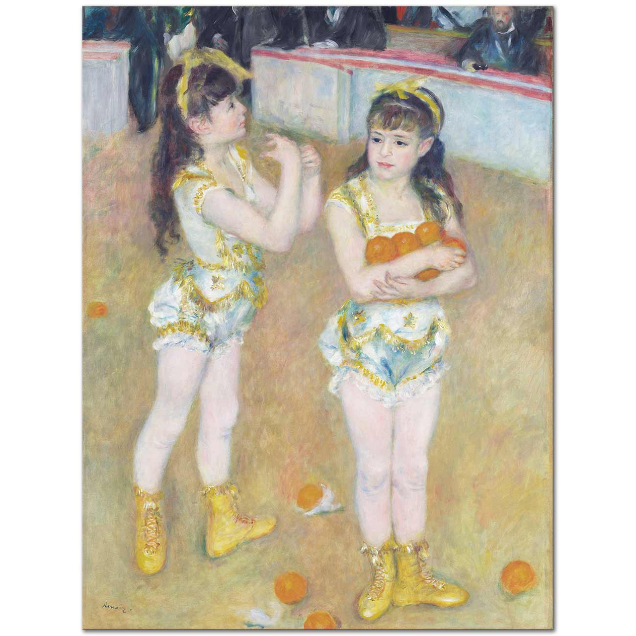 Pierre Auguste Renoir İki Küçük Sirk Kızı Kanvas Tablo