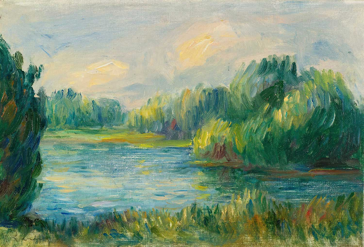 Pierre Auguste Renoir Bord De Rivière Art Print