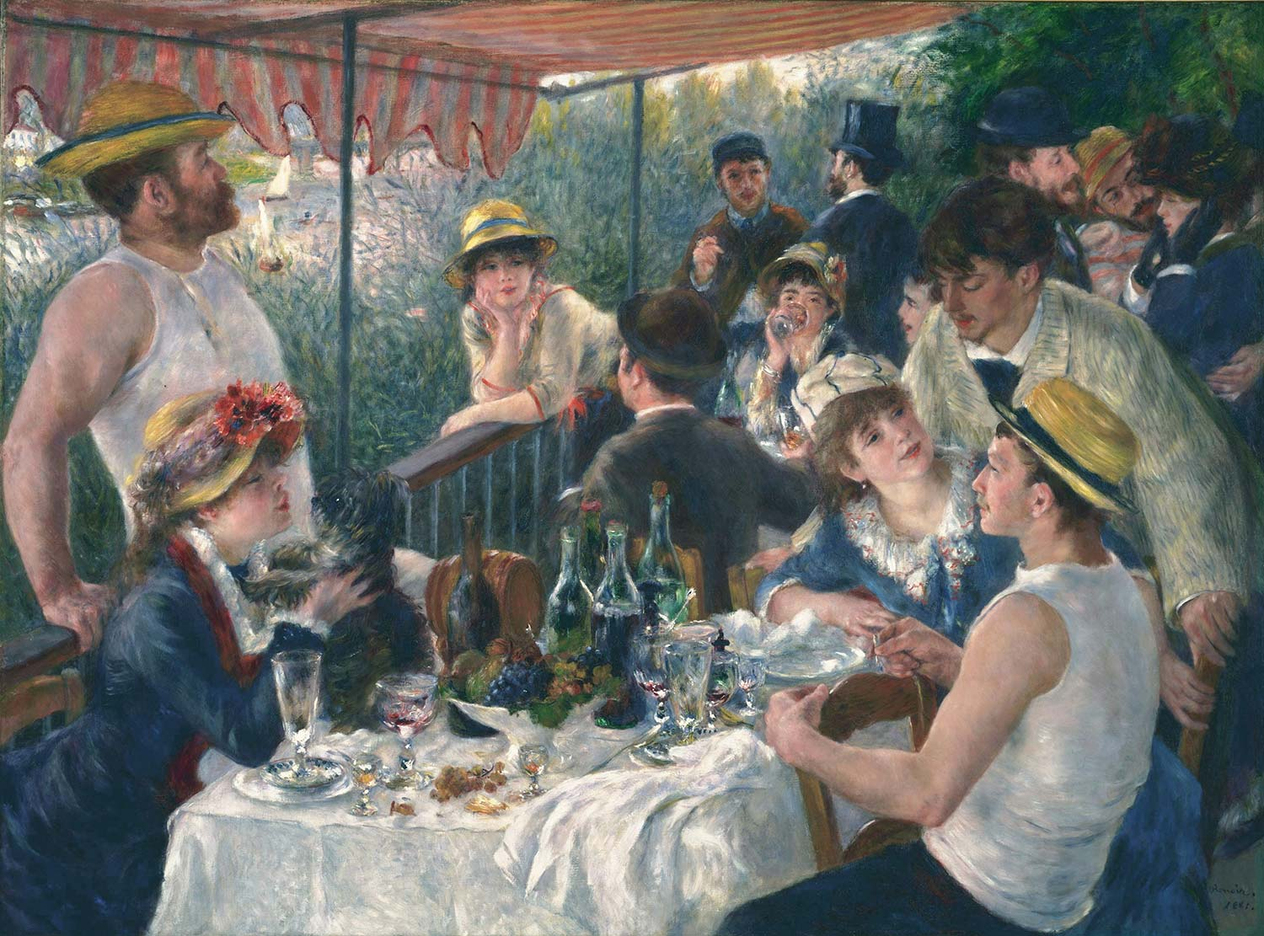 Pierre Auguste Renoir Luncheon of the Boating Party Art Print