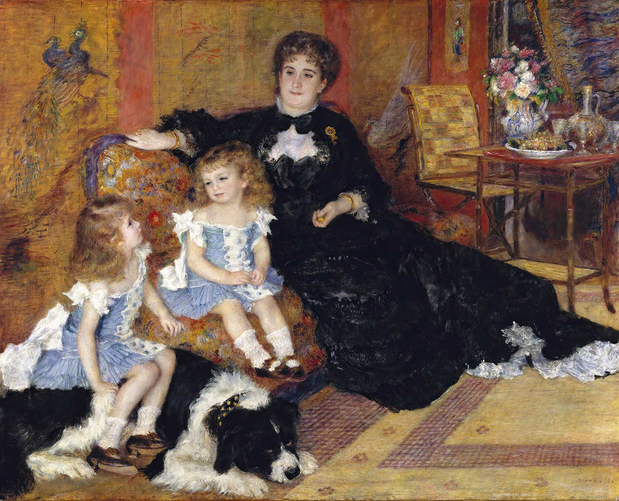 Pierre Auguste Renoir Madame Charpentier and Her Children Art Print