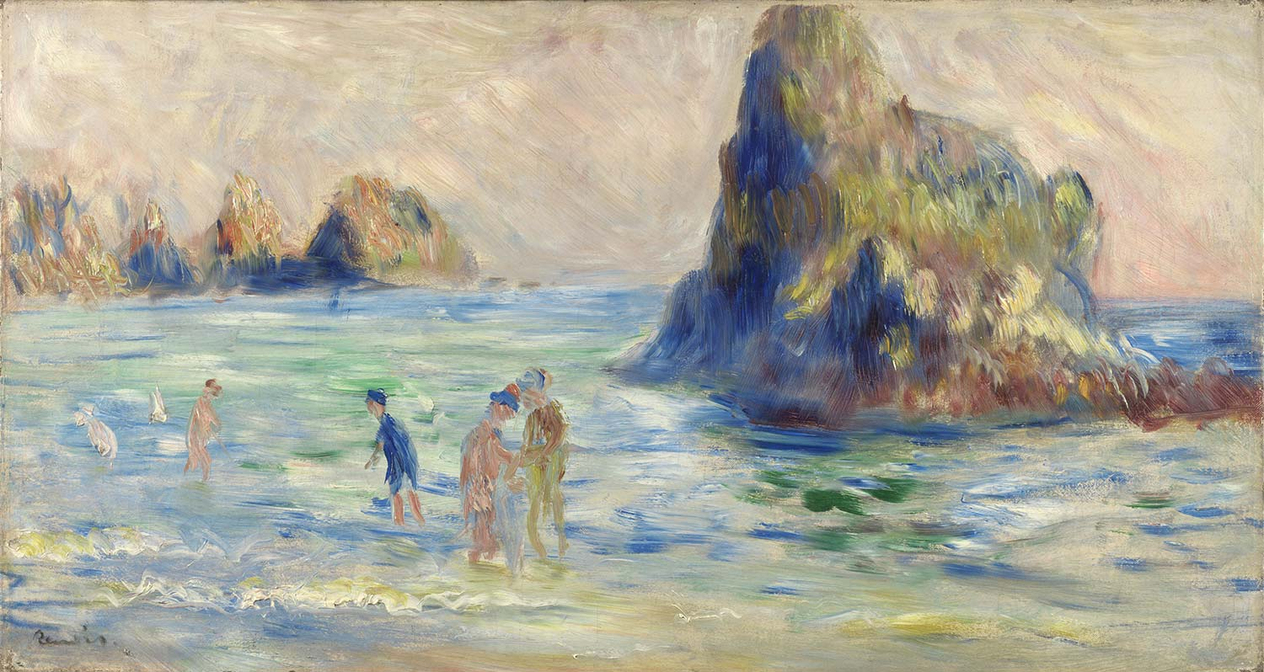Pierre Auguste Renoir Moulin Huet Bay Guernsey Art Print